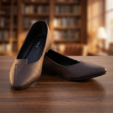 Women's Dark Brown Leather Moccasins