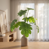 Artificial Monstera Leaf Stem – Fake Tropical Plant for Home Decor