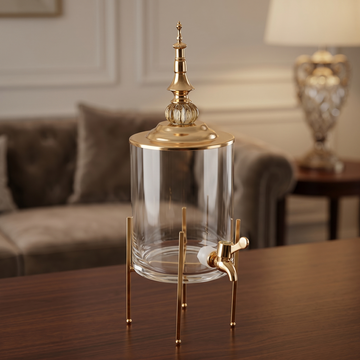 Compact Juice & Beverage Dispenser with Tap — 38 cm