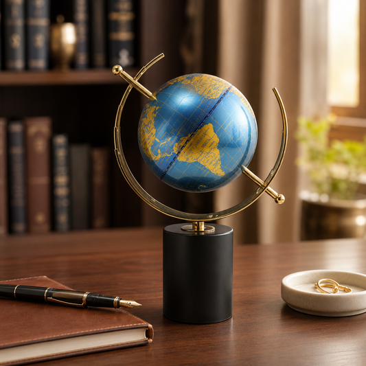 Decorative Desktop World Globe main product view
