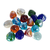 Decorative Glass Stones & Pebbles — Vase Fillers in Clear, Green, Orange & Mix