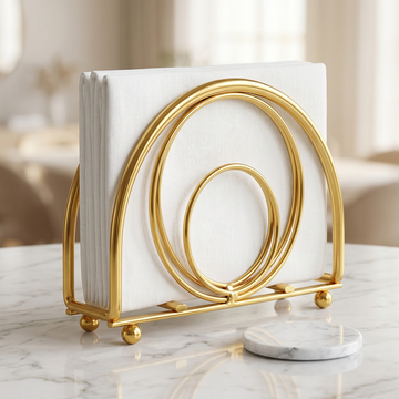 Elegant Gold Napkin Holder – main product image