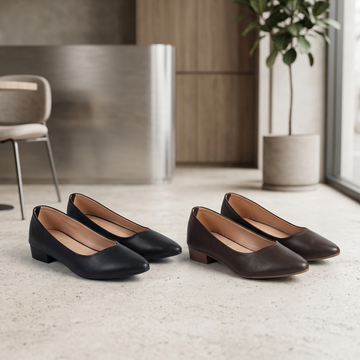 Women’s Classic Flat Loafers – Comfortable Everyday Shoes in Black & Brown