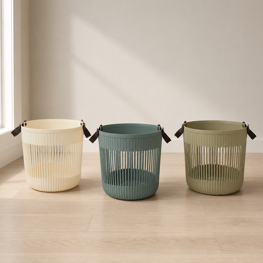 Round Ventilated Laundry Basket main product view