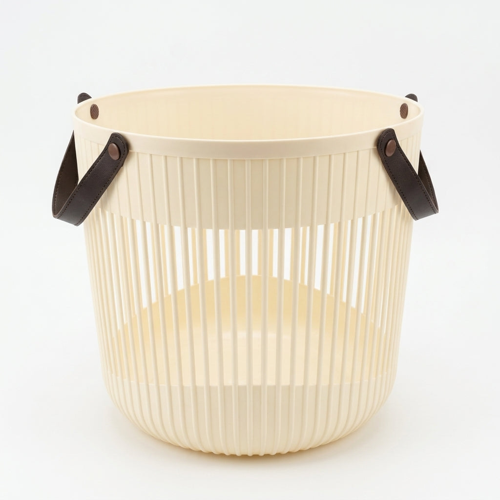 Round Ventilated Laundry Basket detail view 2