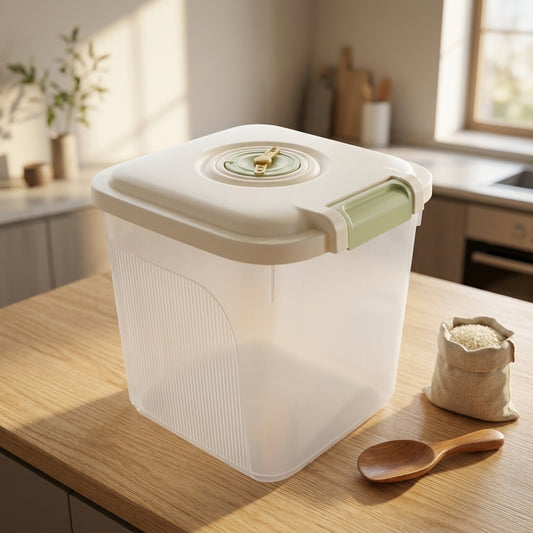 Large Kitchen Rice Storage Container main product view