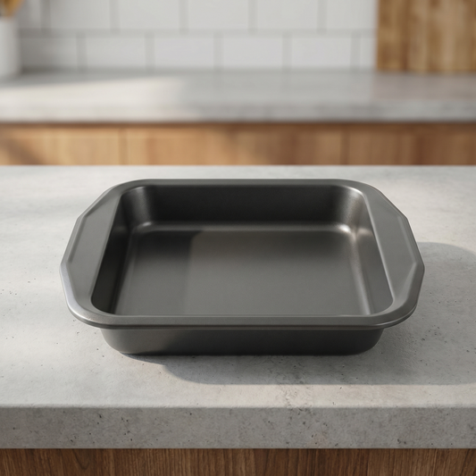 Square Deep Baking Pan with Side Grips