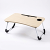 Black Folding Laptop Desk with Cup Holder
