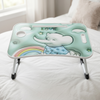 Printed Folding Lap Desk with Cup Holder