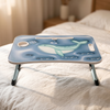 Printed Folding Lap Desk with Cup Holder