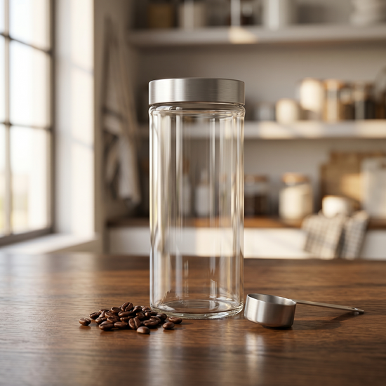 Classic Clear Glass Storage Jar – main product image