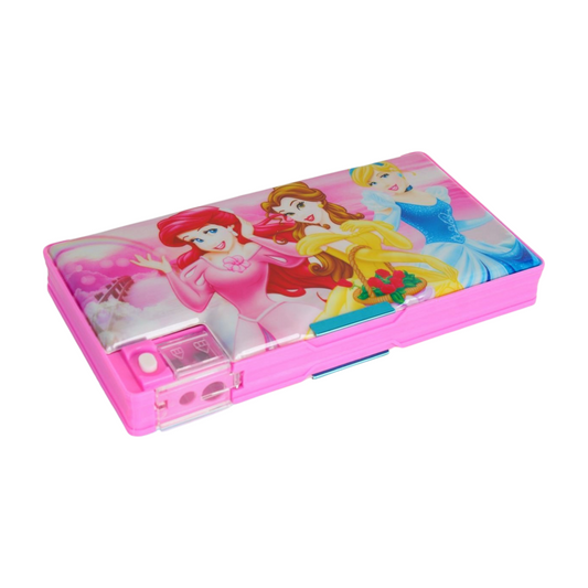 Hard Plastic Pencil Case Box with Printed Design