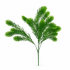 Decorative artificial pine stem in green