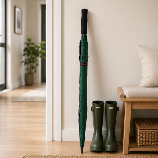 Premium long-handle rain umbrella product view