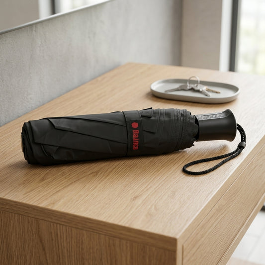 Easy-carry triple-fold rain umbrella