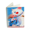 White Cat Spiral Notebook in Four Designs