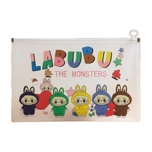 Labubu The Monsters Zip Document Pouch