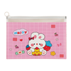 Cute Cartoon Zip Document Pouch