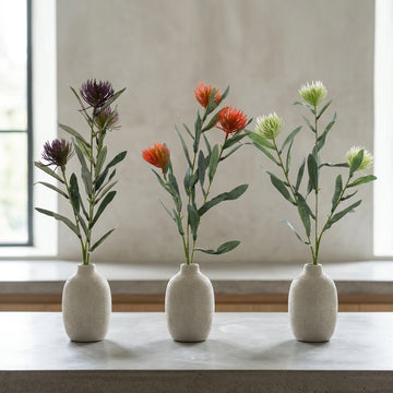 Artificial gum flower branch for tall arrangements