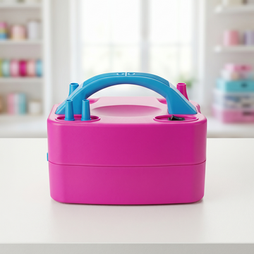 Portable Electric Balloon Pump with Dual Nozzles