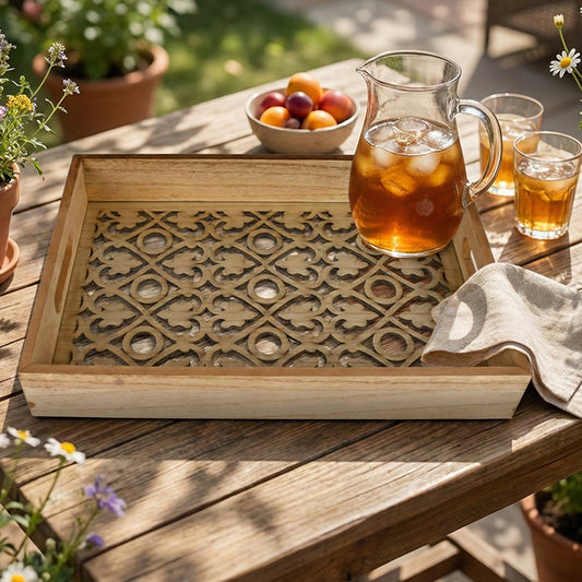 Wooden Tray L