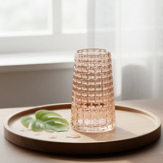 Glass Vase 18 CM Gold