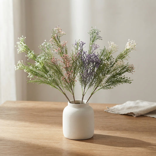 Artificial wild bud flower spray for vase arrangements