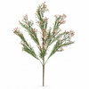Artificial wild bud flower spray in peach