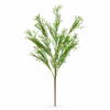Artificial wild bud flower spray in white