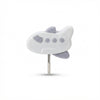 Compact decorative wall hook in purple