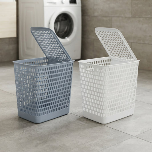 Large ventilated laundry basket for household clothes