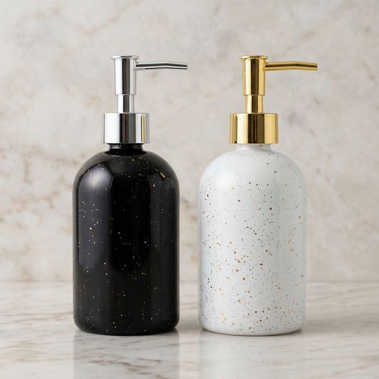 Matte Monochrome Pump Soap Dispenser for Bathroom & Kitchen