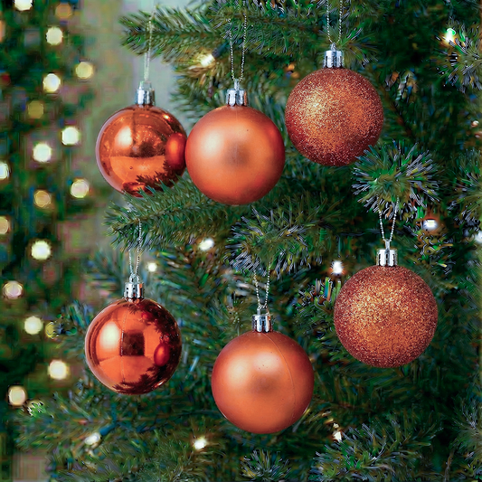 Christmas Baubles Set – 6 Pack