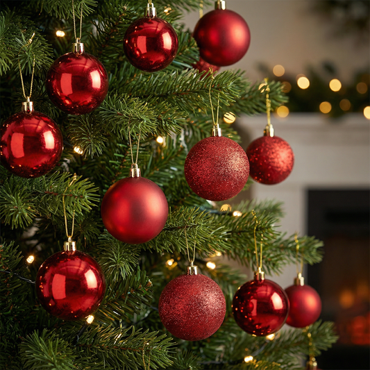 Christmas 6 Bauble pack