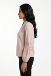 Women's Long Sleeve V-Neck Blouse