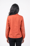 Women's Long Sleeve V-Neck Blouse
