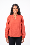 Women's Long Sleeve V-Neck Blouse