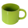 Round Ceramic Mug with Short Handle