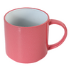 Round Ceramic Mug with Short Handle