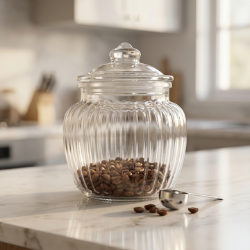 Classic Clear Glass Storage Jar – main product image