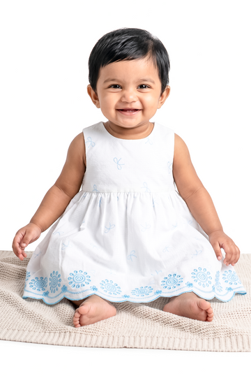 Girls' Toddlers Sleeveless Flared Frock