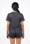 Women's Short Sleeve Crew Neck Pajama Set