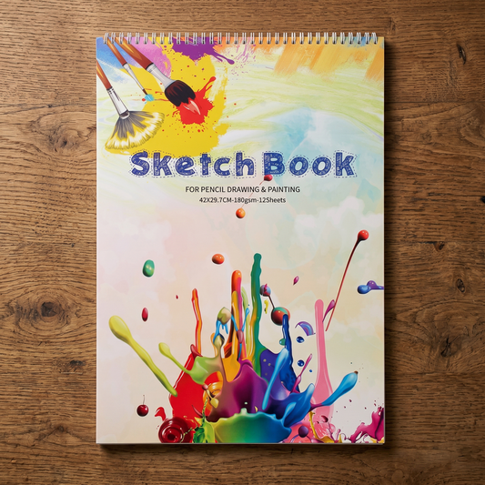 Sketch Book – Blank Drawing Pad for Artists, Students & Hobbyists