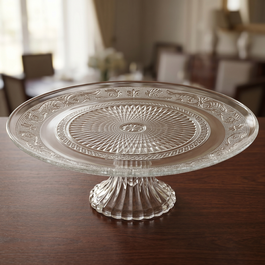 Decorative Glass Serving Platter