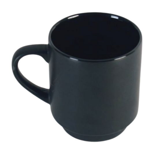 Cool Tone Short Handle Ceramic Coffee Mug