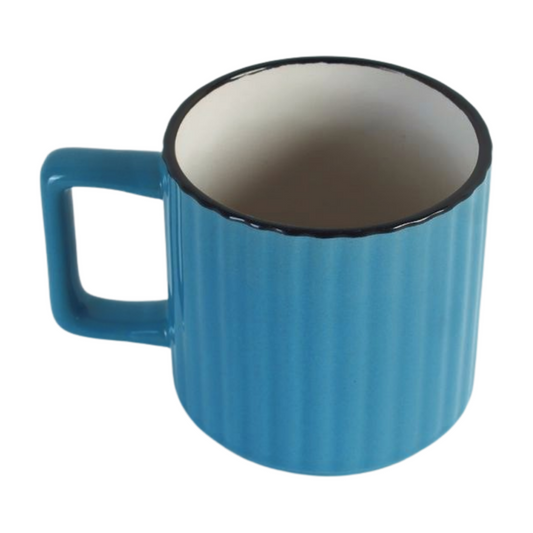 Nature Palette Short Handle Ceramic Coffee Mug