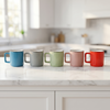 Nature Palette Short Handle Ceramic Coffee Mug