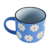 Extra Large Short Handle Ceramic Coffee Mug