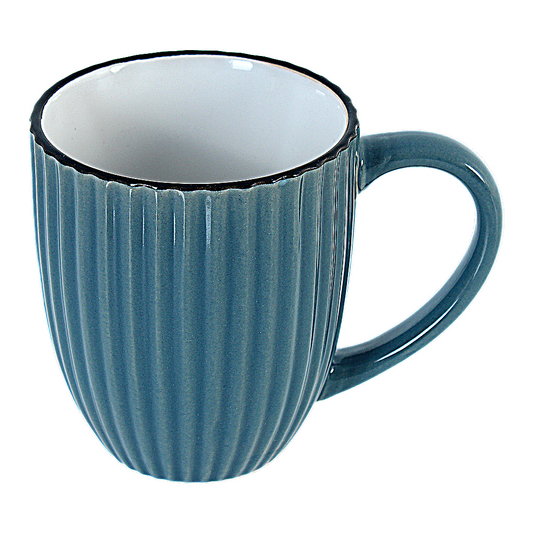 Tapered Ceramic Mug with Short Handle — Pastel Coffee & Tea Mugs