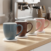 Tapered Ceramic Mug with Short Handle — Pastel Coffee & Tea Mugs